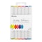 Bazic Products Dual Tip Sketch Markers, 6 Fluorescent Colors, 18PK 1230 - alternate 2